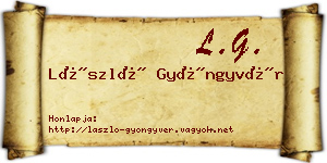 László Gyöngyvér névjegykártya